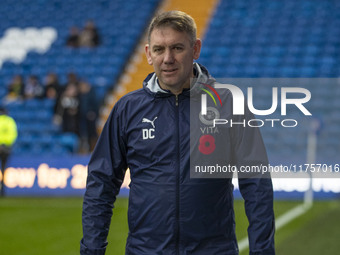 Stockport County F.C. manager Dave Challinor is present during the Sky Bet League 1 match between Stockport County and Bolton Wanderers at t...