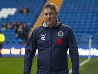 Stockport County F.C. manager Dave Challinor is present during the Sky Bet League 1 match between Stockport County and Bolton Wanderers at t...