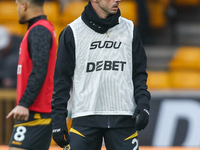 Pablo Sarabia of Wolves warms up during the Premier League match between Wolverhampton Wanderers and Southampton at Molineux in Wolverhampto...