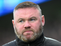 Wayne Rooney manages Plymouth Argyle during the Sky Bet Championship match between Derby County and Plymouth Argyle at Pride Park in Derby,...