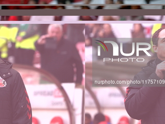 Sunderland Head Coach Regis Le Bris is present during the Sky Bet Championship match between Sunderland and Coventry City at the Stadium Of...