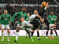 Jerry Yates of Derby County scores an overhead kick to make it 1-0 during the Sky Bet Championship match between Derby County and Plymouth A...