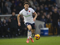 Dion Charles #10 of Bolton Wanderers F.C. is in action during the Sky Bet League 1 match between Stockport County and Bolton Wanderers at th...