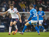 Dion Charles #10 of Bolton Wanderers F.C. is in action during the Sky Bet League 1 match between Stockport County and Bolton Wanderers at th...