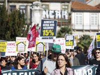 A workers' strike, called by the CGTP union unit, takes place in Porto and Lisbon, where workers demonstrate for better pensions, wages, and...