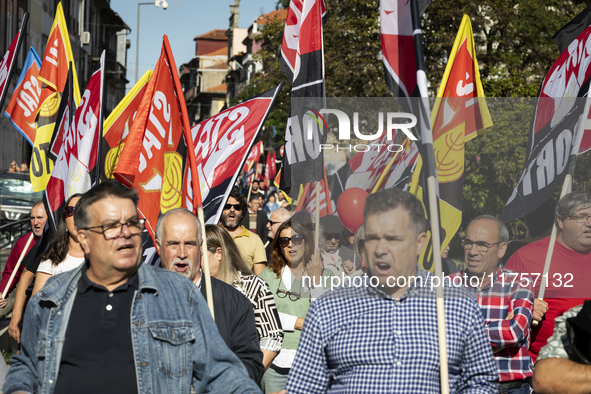 A workers' strike, called by the CGTP union unit, takes place in Porto and Lisbon, where workers demonstrate for better pensions, wages, and...