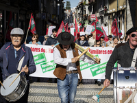 A workers' strike, called by the CGTP union unit, takes place in Porto and Lisbon, where workers demonstrate for better pensions, wages, and...