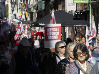 A workers' strike, called by the CGTP union unit, takes place in Porto and Lisbon, where workers demonstrate for better pensions, wages, and...