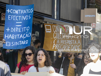 A workers' strike, called by the CGTP union unit, takes place in Porto and Lisbon, where workers demonstrate for better pensions, wages, and...