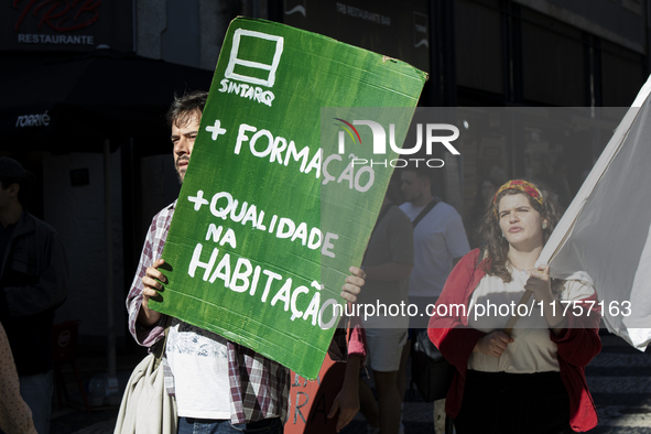 A workers' strike, called by the CGTP union unit, takes place in Porto and Lisbon, where workers demonstrate for better pensions, wages, and...