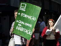 A workers' strike, called by the CGTP union unit, takes place in Porto and Lisbon, where workers demonstrate for better pensions, wages, and...