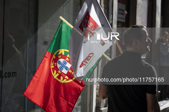 A workers' strike, called by the CGTP union unit, takes place in Porto and Lisbon, where workers demonstrate for better pensions, wages, and...