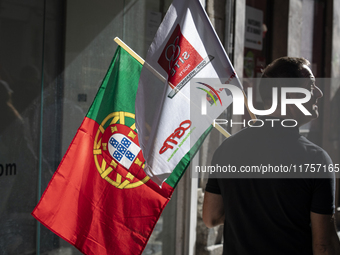 A workers' strike, called by the CGTP union unit, takes place in Porto and Lisbon, where workers demonstrate for better pensions, wages, and...