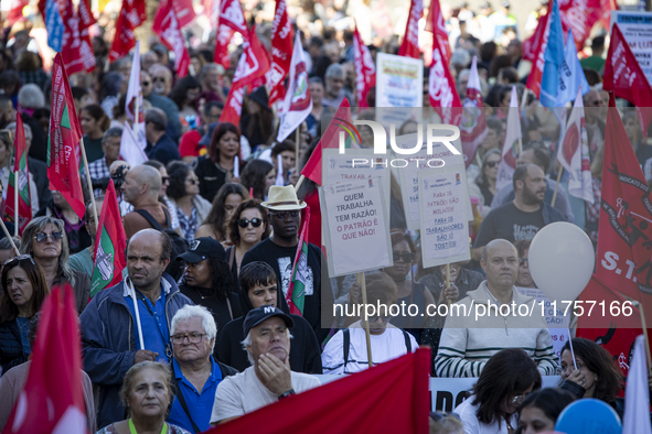 A workers' strike, called by the CGTP union unit, takes place in Porto and Lisbon, where workers demonstrate for better pensions, wages, and...