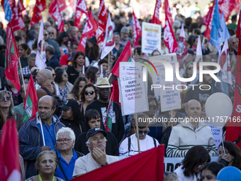 A workers' strike, called by the CGTP union unit, takes place in Porto and Lisbon, where workers demonstrate for better pensions, wages, and...