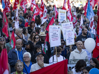 A workers' strike, called by the CGTP union unit, takes place in Porto and Lisbon, where workers demonstrate for better pensions, wages, and...