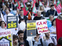 A workers' strike, called by the CGTP union unit, takes place in Porto and Lisbon, where workers demonstrate for better pensions, wages, and...