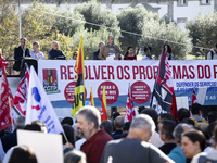 A workers' strike, called by the CGTP union unit, takes place in Porto and Lisbon, where workers demonstrate for better pensions, wages, and...