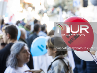 A workers' strike, called by the CGTP union unit, takes place in Porto and Lisbon, where workers demonstrate for better pensions, wages, and...