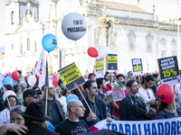 A workers' strike, called by the CGTP union unit, takes place in Porto and Lisbon, where workers demonstrate for better pensions, wages, and...