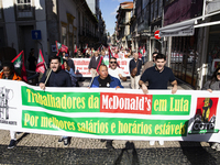 A workers' strike, called by the CGTP union unit, takes place in Porto and Lisbon, where workers demonstrate for better pensions, wages, and...