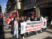 A workers' strike, called by the CGTP union unit, takes place in Porto and Lisbon, where workers demonstrate for better pensions, wages, and...