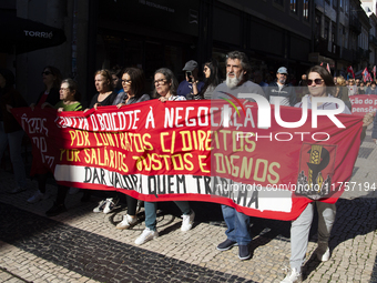 A workers' strike, called by the CGTP union unit, takes place in Porto and Lisbon, where workers demonstrate for better pensions, wages, and...