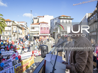 A workers' strike, called by the CGTP union unit, takes place in Porto and Lisbon, where workers demonstrate for better pensions, wages, and...