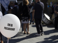 A workers' strike, called by the CGTP union unit, takes place in Porto and Lisbon, where workers demonstrate for better pensions, wages, and...