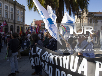 A workers' strike, called by the CGTP union unit, takes place in Porto and Lisbon, where workers demonstrate for better pensions, wages, and...