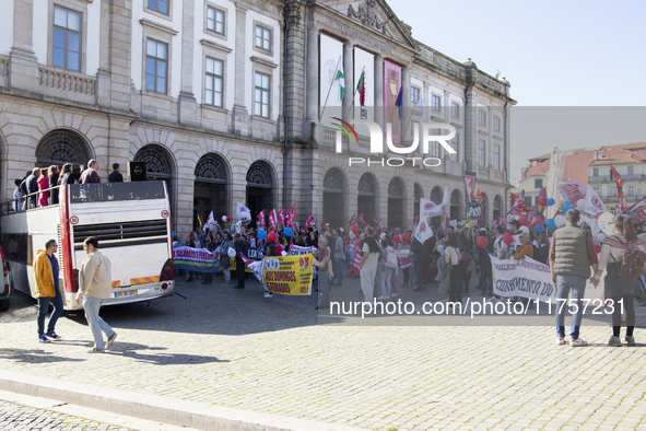 A workers' strike, called by the CGTP union unit, takes place in Porto and Lisbon, where workers demonstrate for better pensions, wages, and...