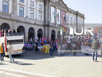 A workers' strike, called by the CGTP union unit, takes place in Porto and Lisbon, where workers demonstrate for better pensions, wages, and...