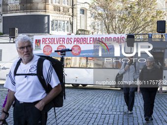 A workers' strike, called by the CGTP union unit, takes place in Porto and Lisbon, where workers demonstrate for better pensions, wages, and...