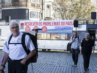 A workers' strike, called by the CGTP union unit, takes place in Porto and Lisbon, where workers demonstrate for better pensions, wages, and...