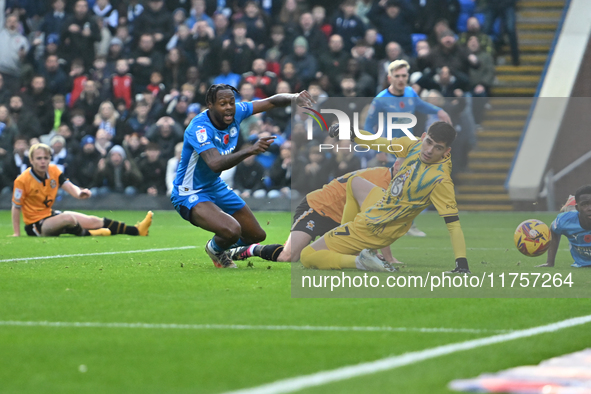 Ricky Jade Jones (17 Peterborough United) scores his first goal during the Sky Bet League 1 match between Peterborough and Cambridge United...