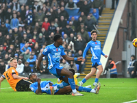 Kwame Poku (11 Peterborough United) scores a second goal during the Sky Bet League 1 match between Peterborough and Cambridge United at Lond...