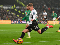 Liam Thompson of Derby County lines up a shot at goal during the Sky Bet Championship match between Derby County and Plymouth Argyle at Prid...