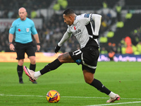 Nathaniel Mendez-Laing of Derby County is in action during the Sky Bet Championship match between Derby County and Plymouth Argyle at Pride...