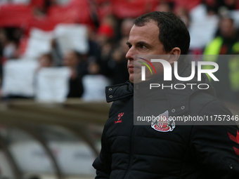 Sunderland Head Coach Regis Le Bris is present during the Sky Bet Championship match between Sunderland and Coventry City at the Stadium Of...