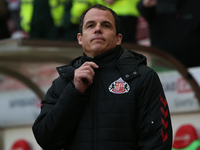 Sunderland Head Coach Regis Le Bris is present during the Sky Bet Championship match between Sunderland and Coventry City at the Stadium Of...