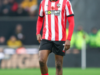 Joe Aribo of Southampton participates in the Premier League match between Wolverhampton Wanderers and Southampton at Molineux in Wolverhampt...