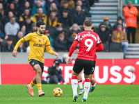 Rayan Ait-Nouri of Wolves is in action during the Premier League match between Wolverhampton Wanderers and Southampton at Molineux in Wolver...