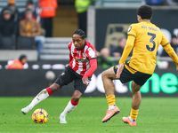 Kyle Walker-Peters of Southampton is in action during the Premier League match between Wolverhampton Wanderers and Southampton at Molineux i...