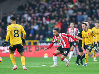 Cameron Archer of Southampton is in action during the Premier League match between Wolverhampton Wanderers and Southampton at Molineux in Wo...