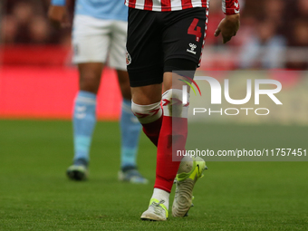 Dan Neil appeals during the Sky Bet Championship match between Sunderland and Coventry City at the Stadium Of Light in Sunderland, England,...