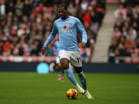 Haji Wright of Coventry City participates in the Sky Bet Championship match between Sunderland and Coventry City at the Stadium Of Light in...