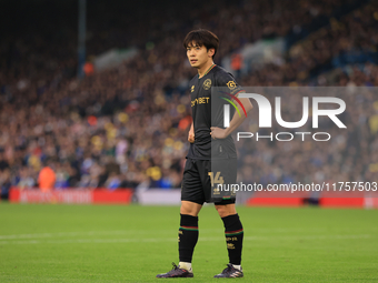 Koki Saito (QPR) participates in the Sky Bet Championship match between Leeds United and Queens Park Rangers at Elland Road in Leeds, United...