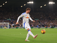 Joe Rothwell (Leeds United) participates in the Sky Bet Championship match between Leeds United and Queens Park Rangers at Elland Road in Le...