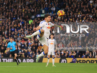 Manor Solomon (Leeds United) participates in the Sky Bet Championship match between Leeds United and Queens Park Rangers at Elland Road in L...