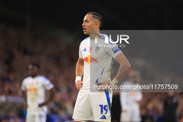 Mateo Joseph (Leeds United) participates in the Sky Bet Championship match between Leeds United and Queens Park Rangers at Elland Road in Le...